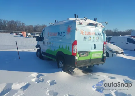 2024 Ram Promaster 1500 Low Roof 118 Wb W/Pass Seat from USA, damaged, VIN 3C6LRVNGXRE120891